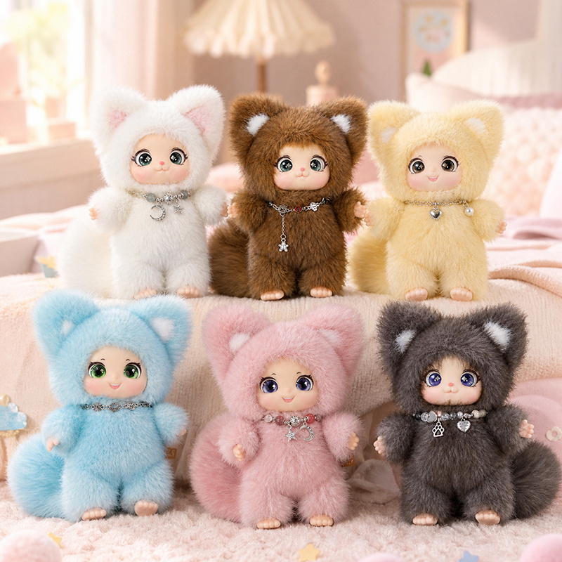 18cm New Cute Family Fox Plush - Kids Toys Animal recension och pris