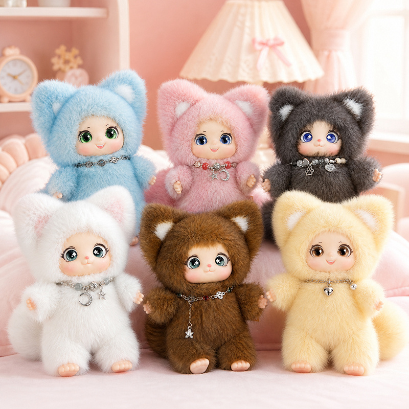 18cm New Cute Family Fox Plush - Kids Toys Animal recension och pris