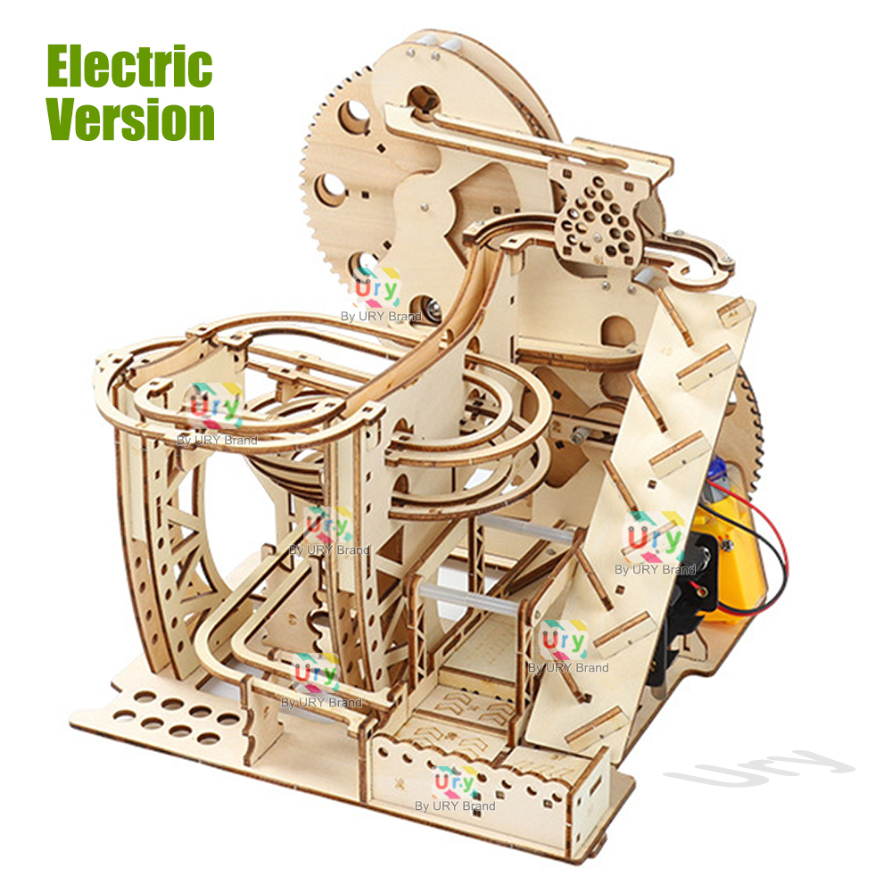 Ury 3D Wooden Puzzle Marble Ru - Marble Run Set recension och pris