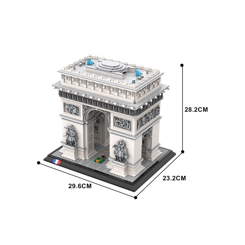 4445PCS Arc de Triomphe Model  - Kids Toys Paris recension och pris