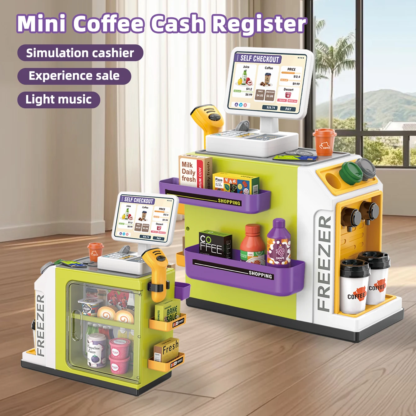 Mini Supermarket Cash Register - Toy Cash Register recension och pris