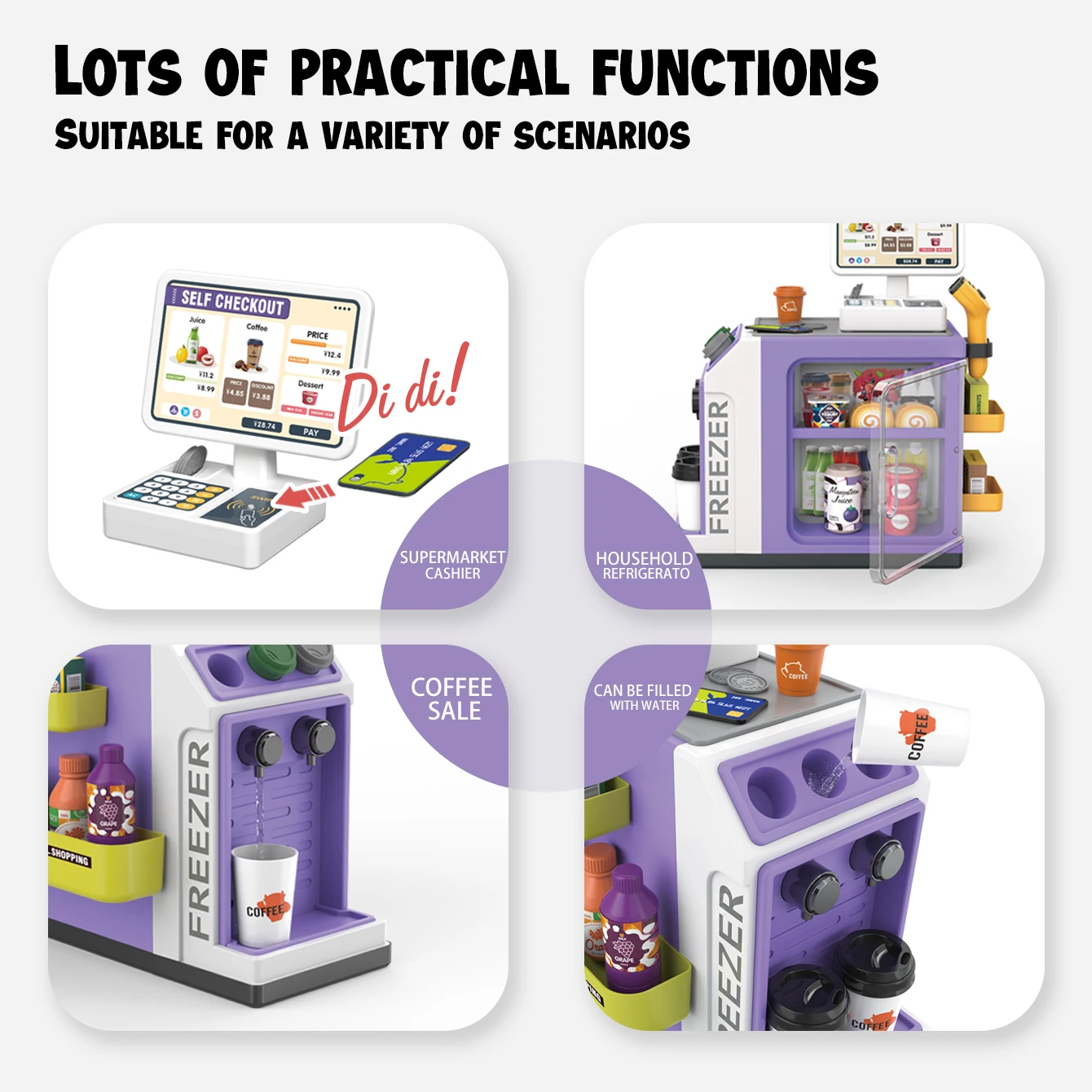 Mini Supermarket Cash Register - Toy Cash Register recension och pris