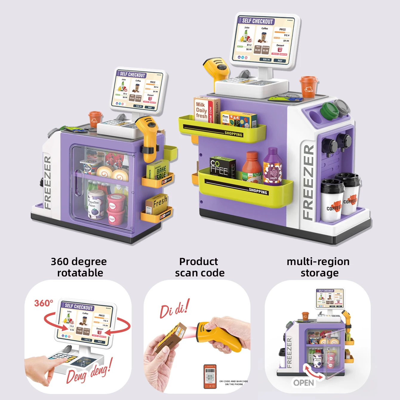 Mini Supermarket Cash Register - Toy Cash Register recension och pris