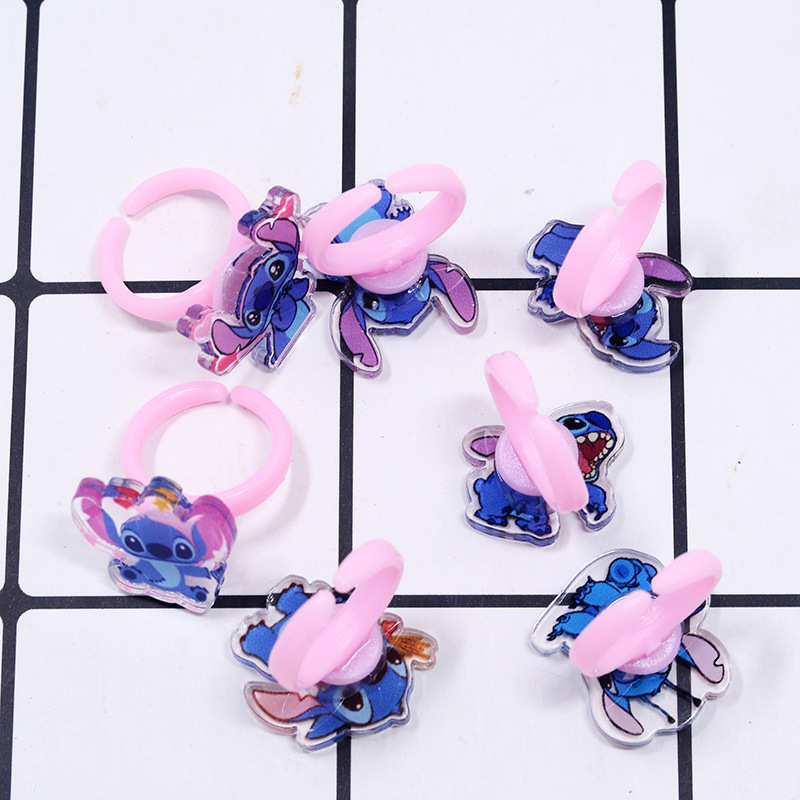 Stitch Acrylic Ring 10/20pcs K - Kids Toys Return Gift recension och pris