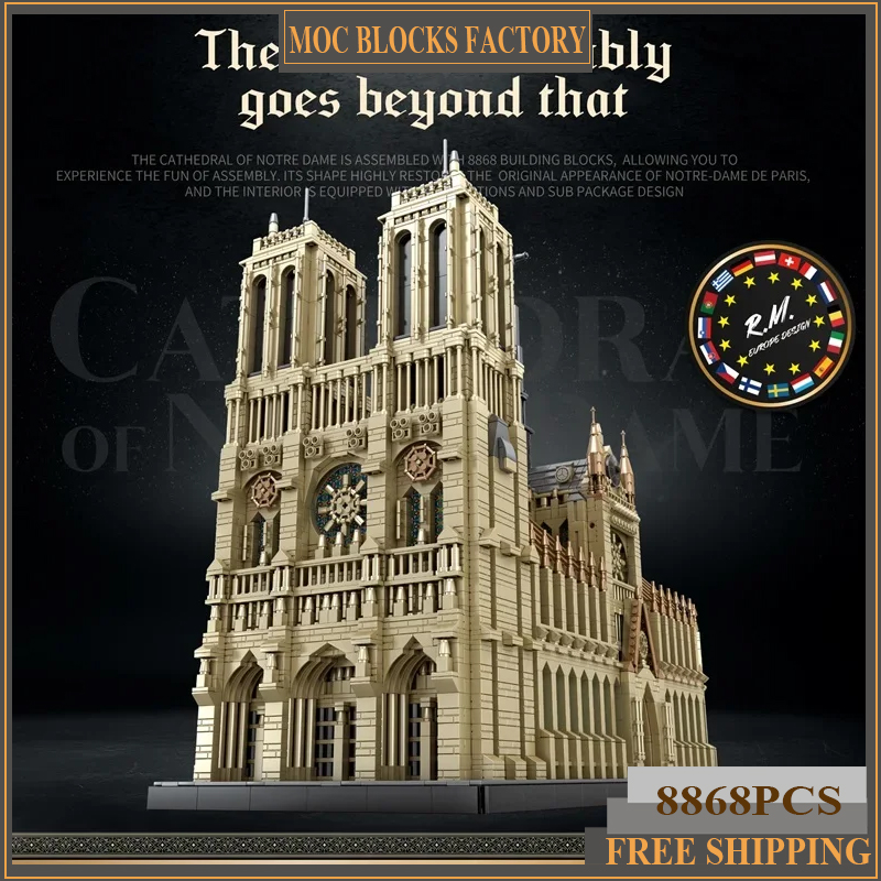 NEW 8868Pcs World Famous Archi - Kids Toys Paris recension och pris