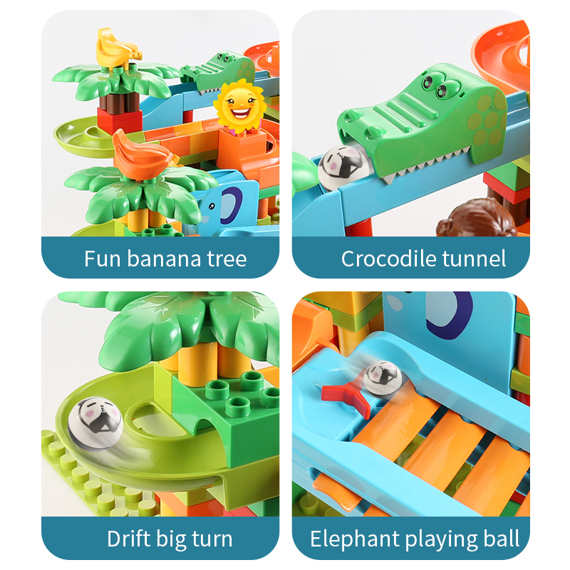 283PCS Large Piano Slide Gear  - Marble Run Set recension och pris