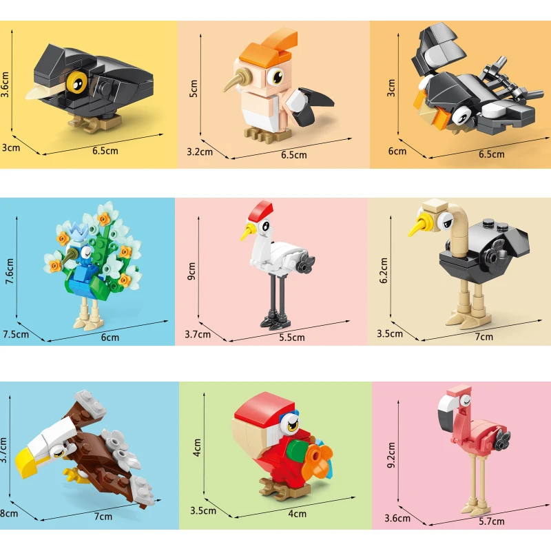 Bricks Animal Bird Paradise Cr - Kids Toys Animal recension och pris