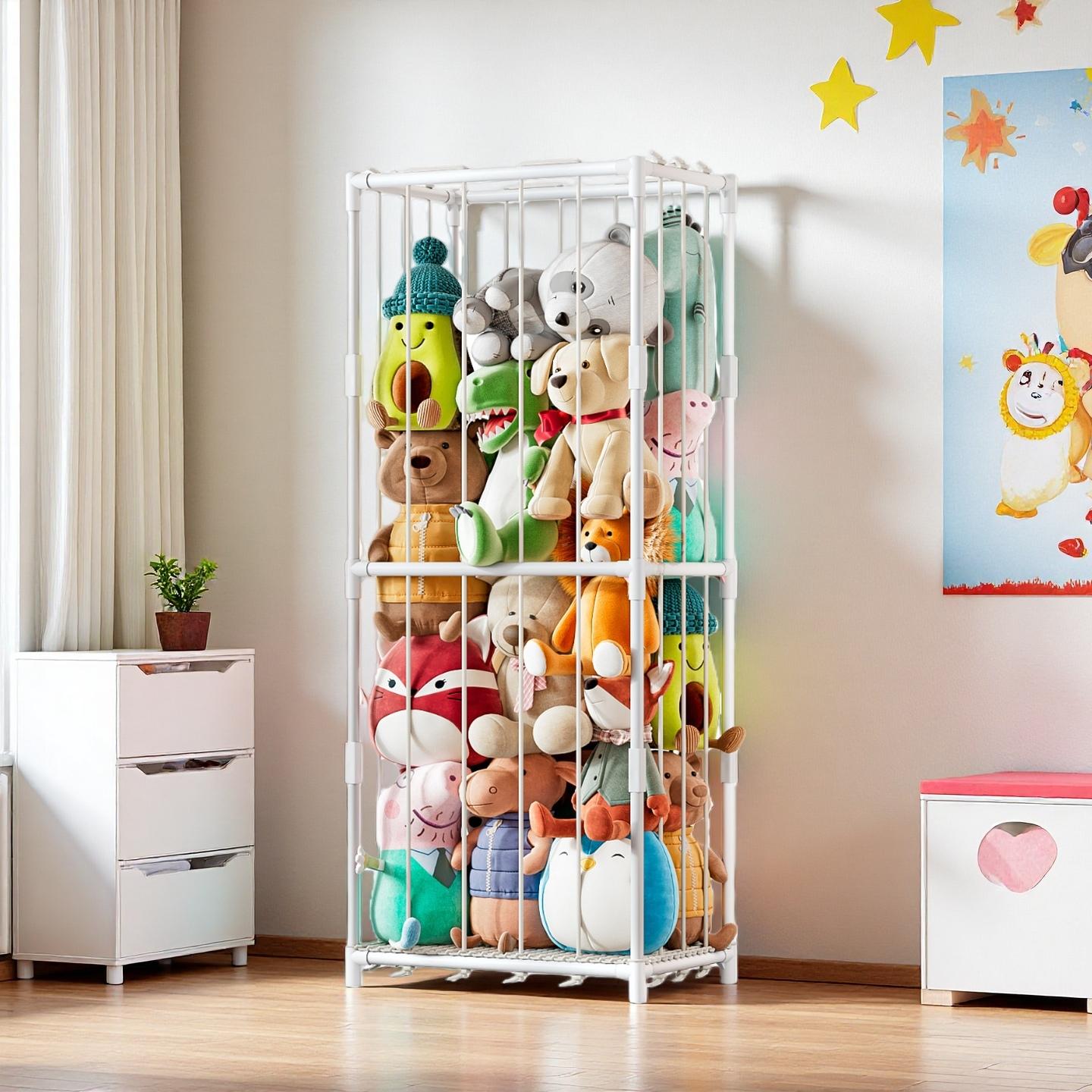 Vertical Stuffed Animal Storag - Kids Toys Animal recension och pris