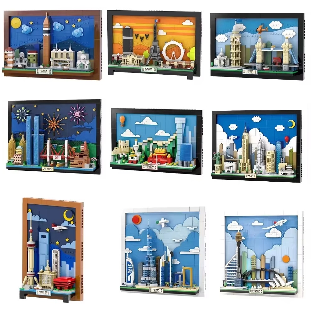 City Postcard Puzzle Blocks MO - Kids Toys Paris recension och pris
