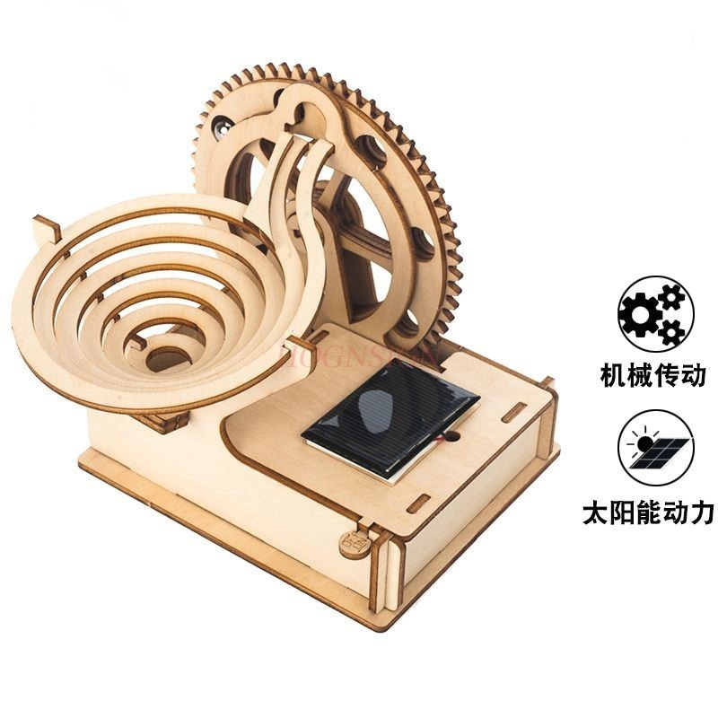 Solar Wooden Marble Run for Ki - Marble Run Set recension och pris