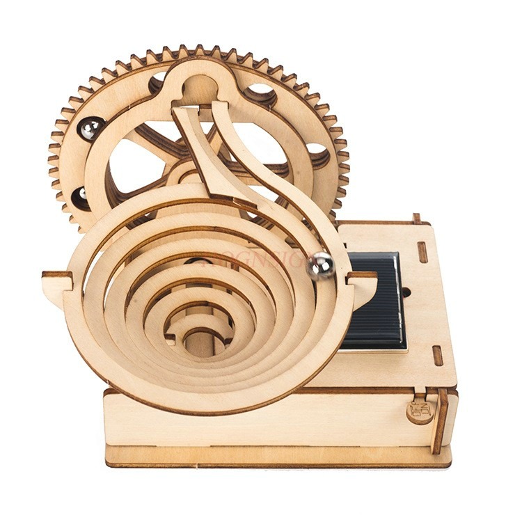 Solar Wooden Marble Run for Ki - Marble Run Set recension och pris