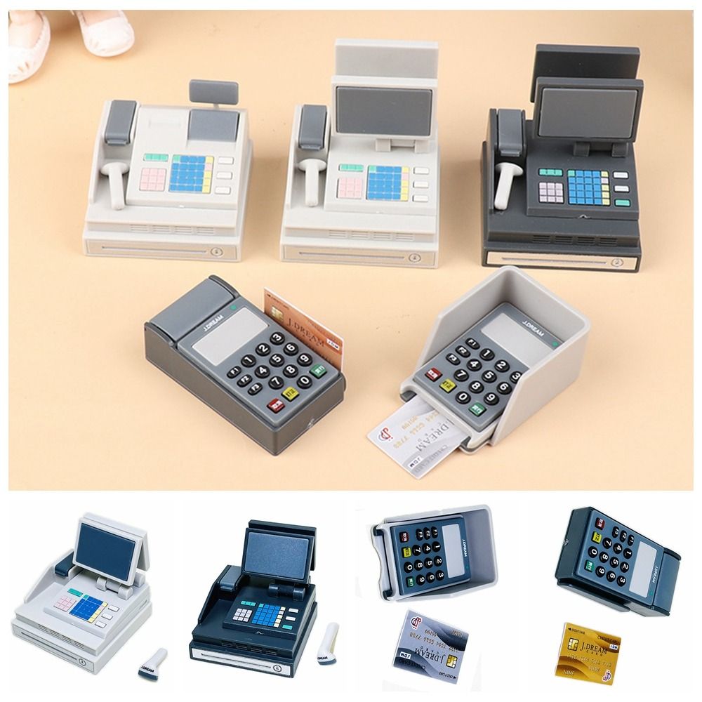 DIY Dollhouse POS Machine Play - Toy Cash Register recension och pris