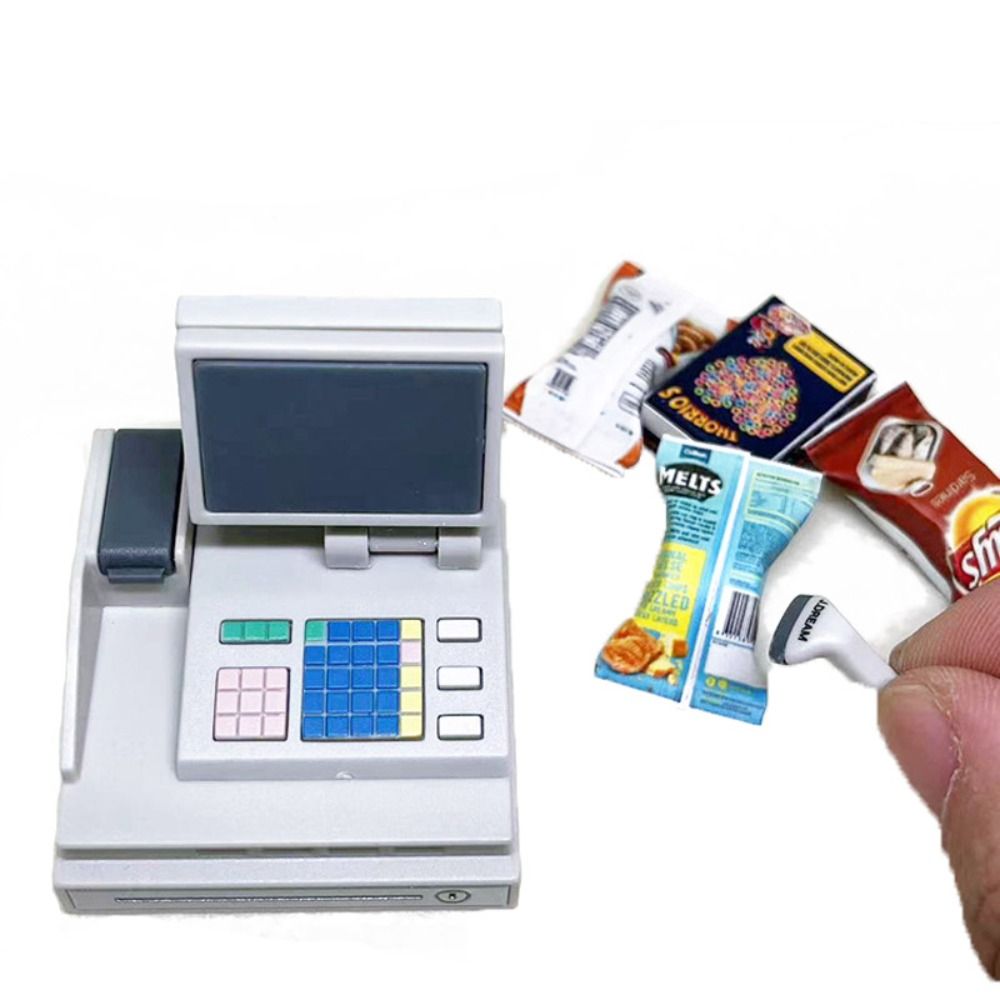 DIY Dollhouse POS Machine Play - Toy Cash Register recension och pris